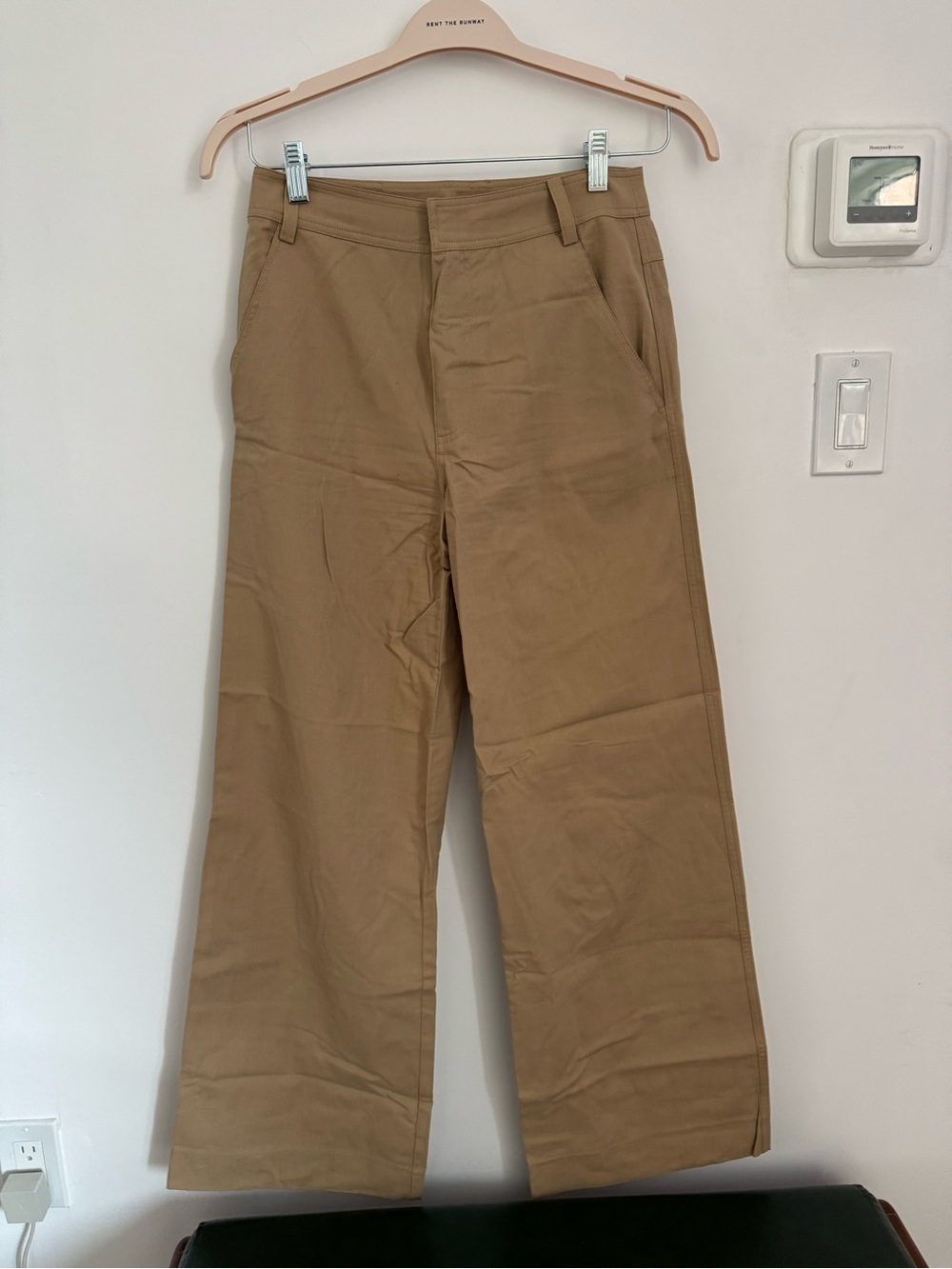 Wayf Wide Leg Pants in Tan